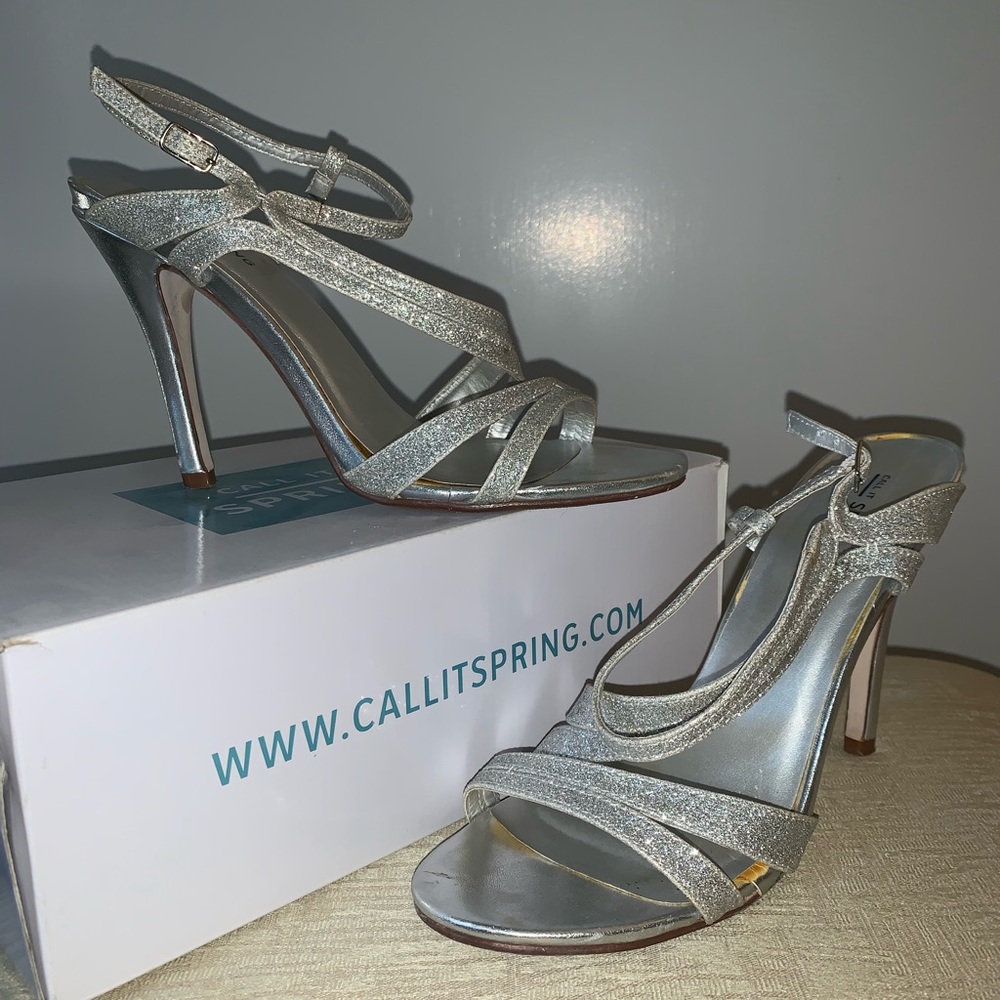 Call It Spring Janco strappy silver heel